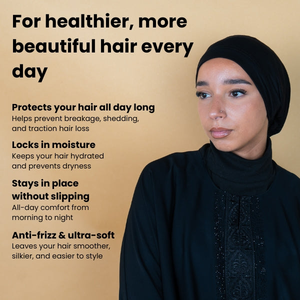 Silk Hair Underscarf - for Hair Protection