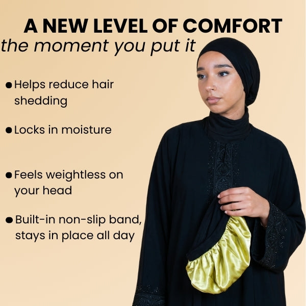 Silk Hair Underscarf - for Hair Protection