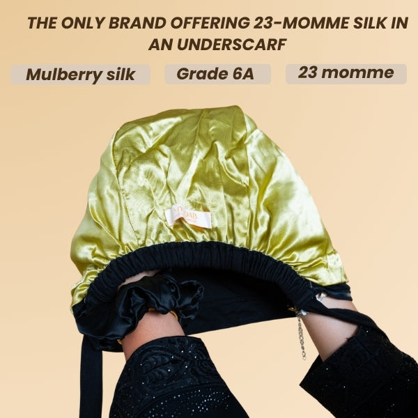 Silk Hair Underscarf - for Hair Protection